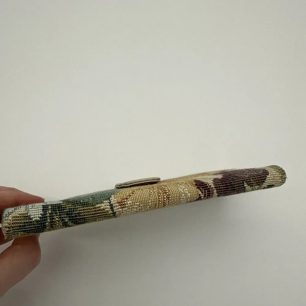 Vintage Floral Tapestry Wallet Billfold